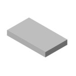 Šamotová deska spodní, zadní KV HEAT 2G 70.50.01 